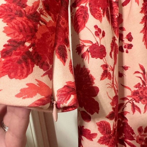 Tuckernuck Red Floral Long Sleeve Dress - Picture 4 of 7